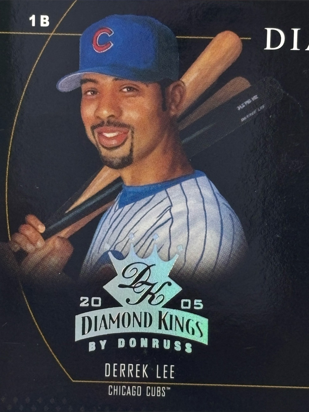 2005 Donruss Diamond Kings Derrek Lee Bat Relic /200 Cubs
